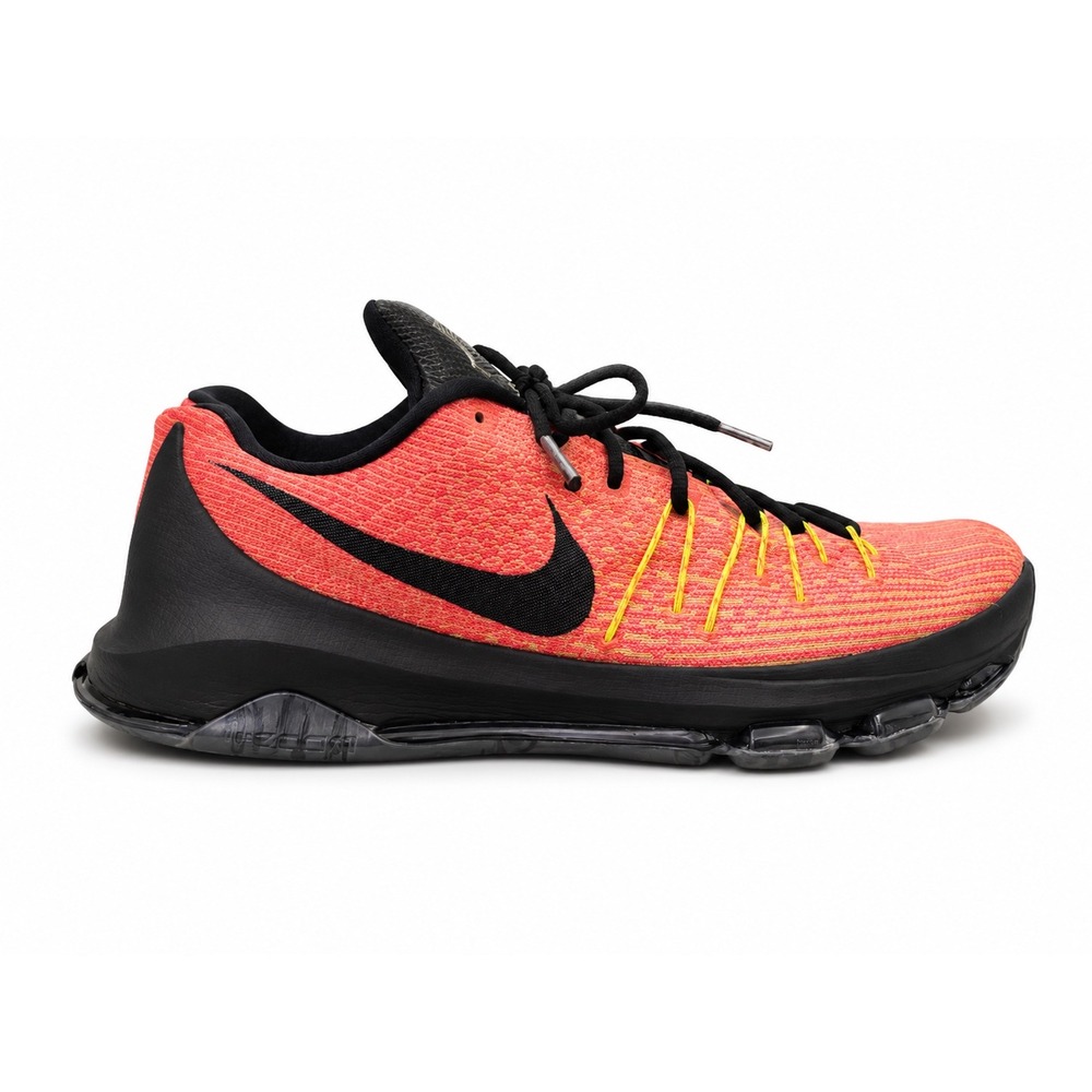 Nike KD 8 Hunts Hill Sunrise Bright Crimson Black Volt Mens Basketball Shoes 13